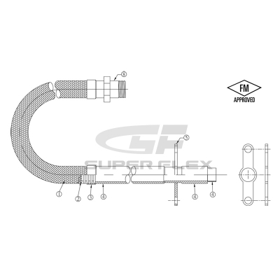 Flexible Sprinkler Hose SP-L